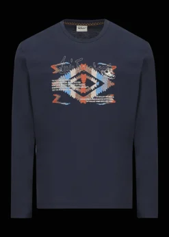 Herren Luis Trenker Langarmshirt Mit Print Und Stickerei Luloris