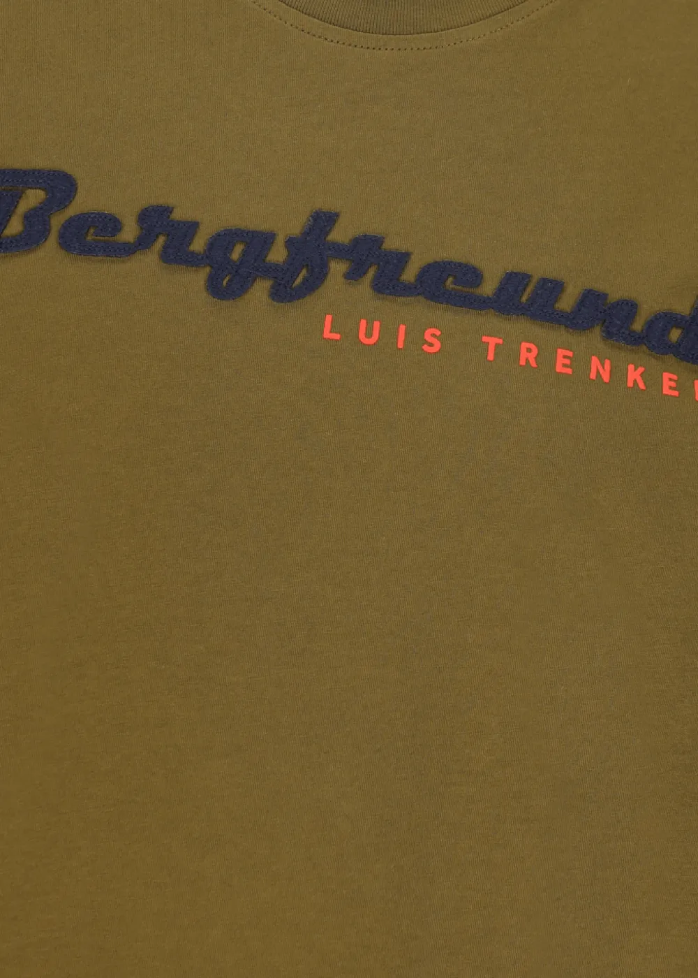 Herren Luis Trenker Langarmshirt Mit Schriftzug Bergfreund