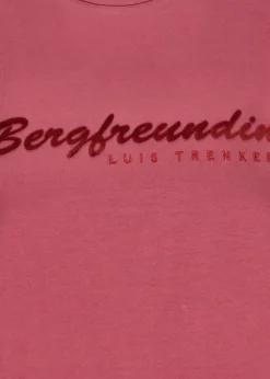 Damen Luis Trenker Langarmshirt Mit Schriftzug Bergfreundin
