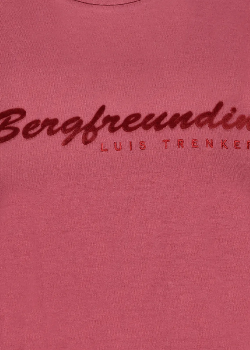 Damen Luis Trenker Langarmshirt Mit Schriftzug Bergfreundin