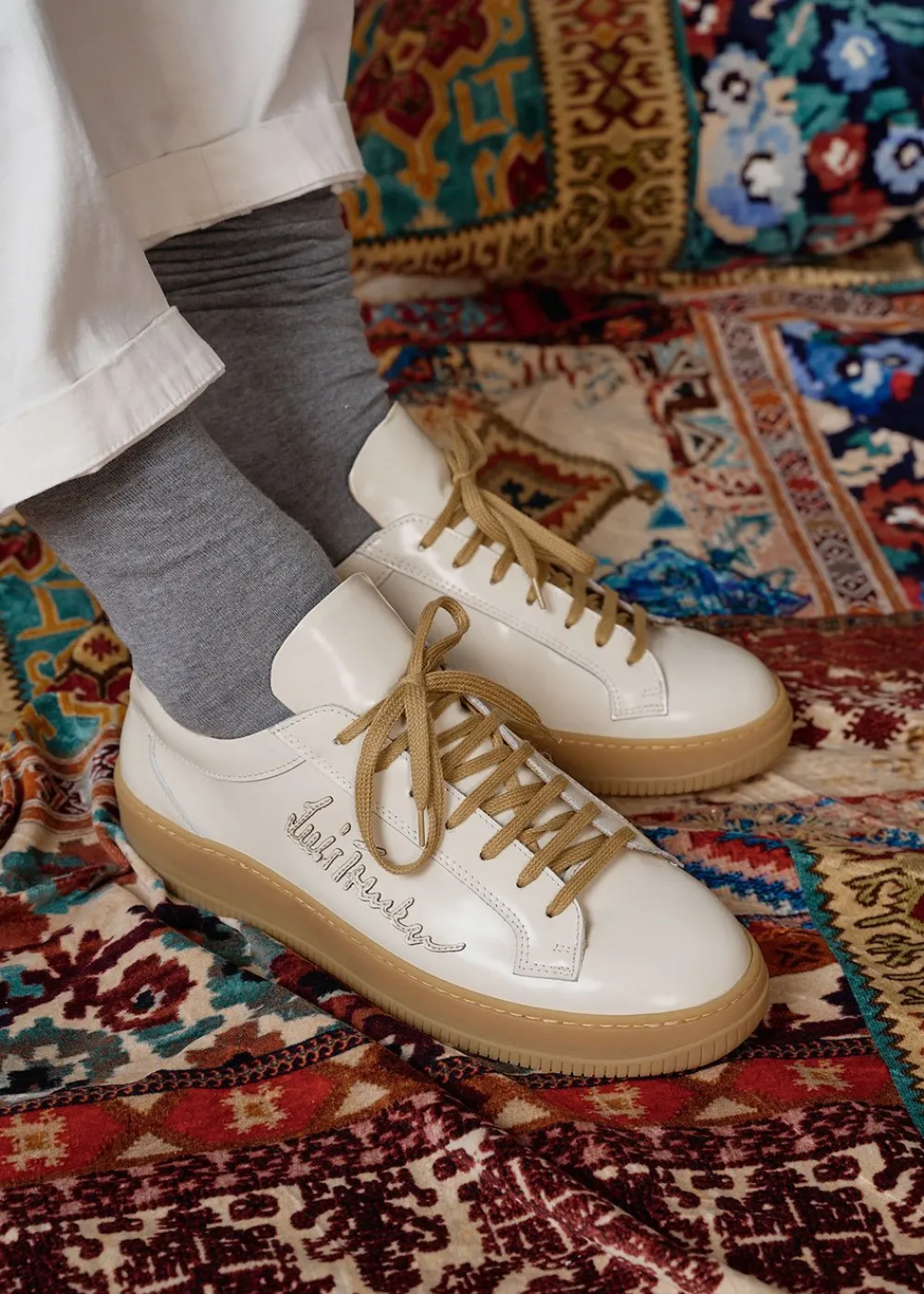 Herren Luis Trenker Ledersneaker Lupintros