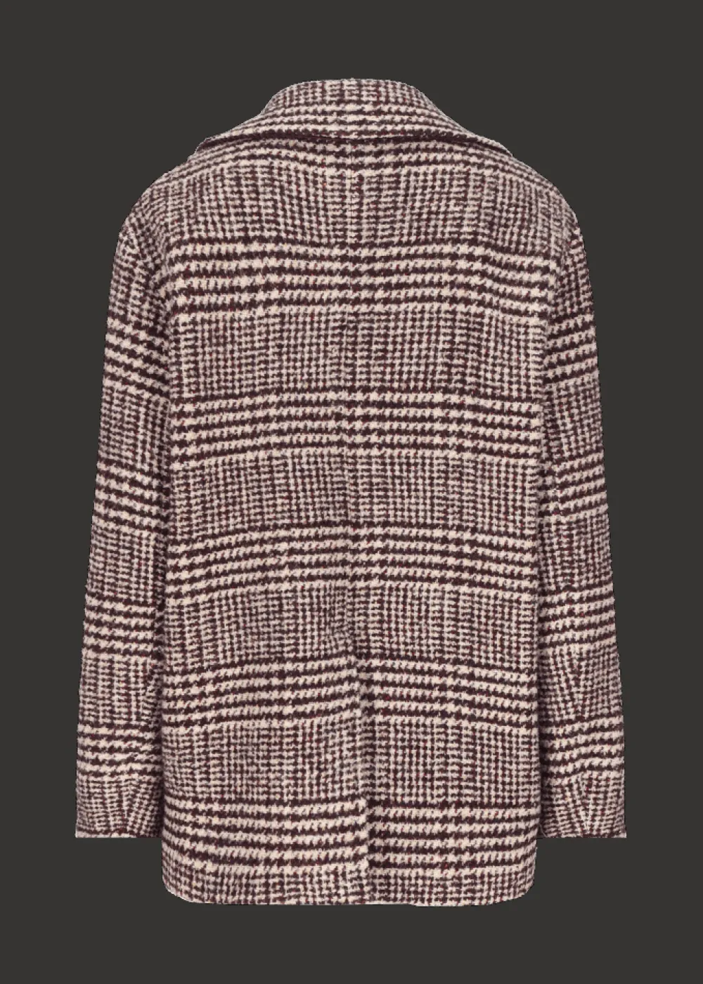 Damen Luis Trenker Mantel Mit Prince Of Wales Muster Lumarta