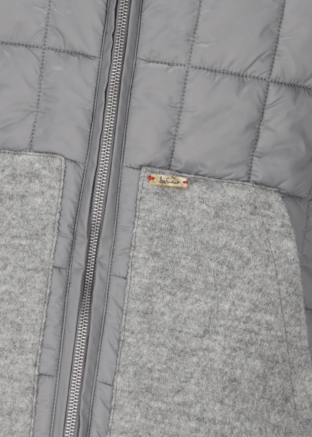 Herren Luis Trenker Nylon-Weste Mit Strickkragen Lugus