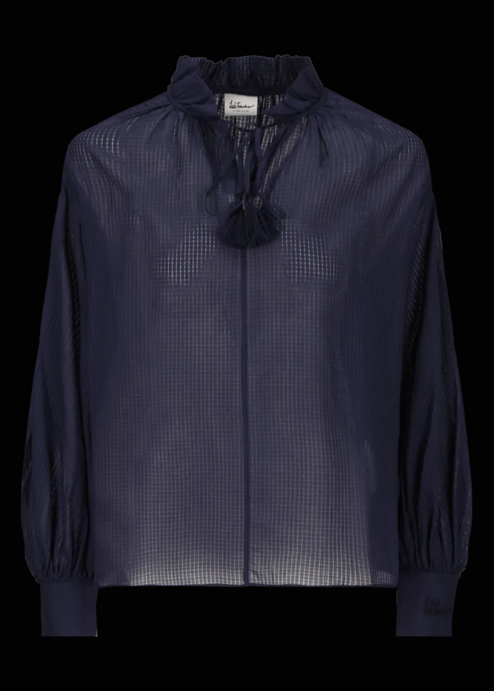 Damen Luis Trenker Oversized Bluse Mit Ballonärmeln Lufabiana