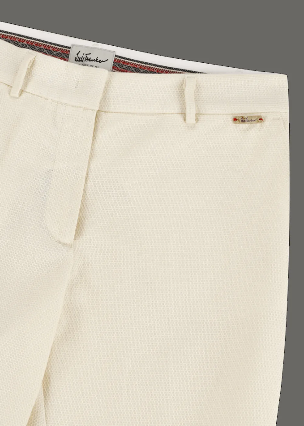 Damen Luis Trenker Piqué-Hose Im Cigarette Cut Luleonelle