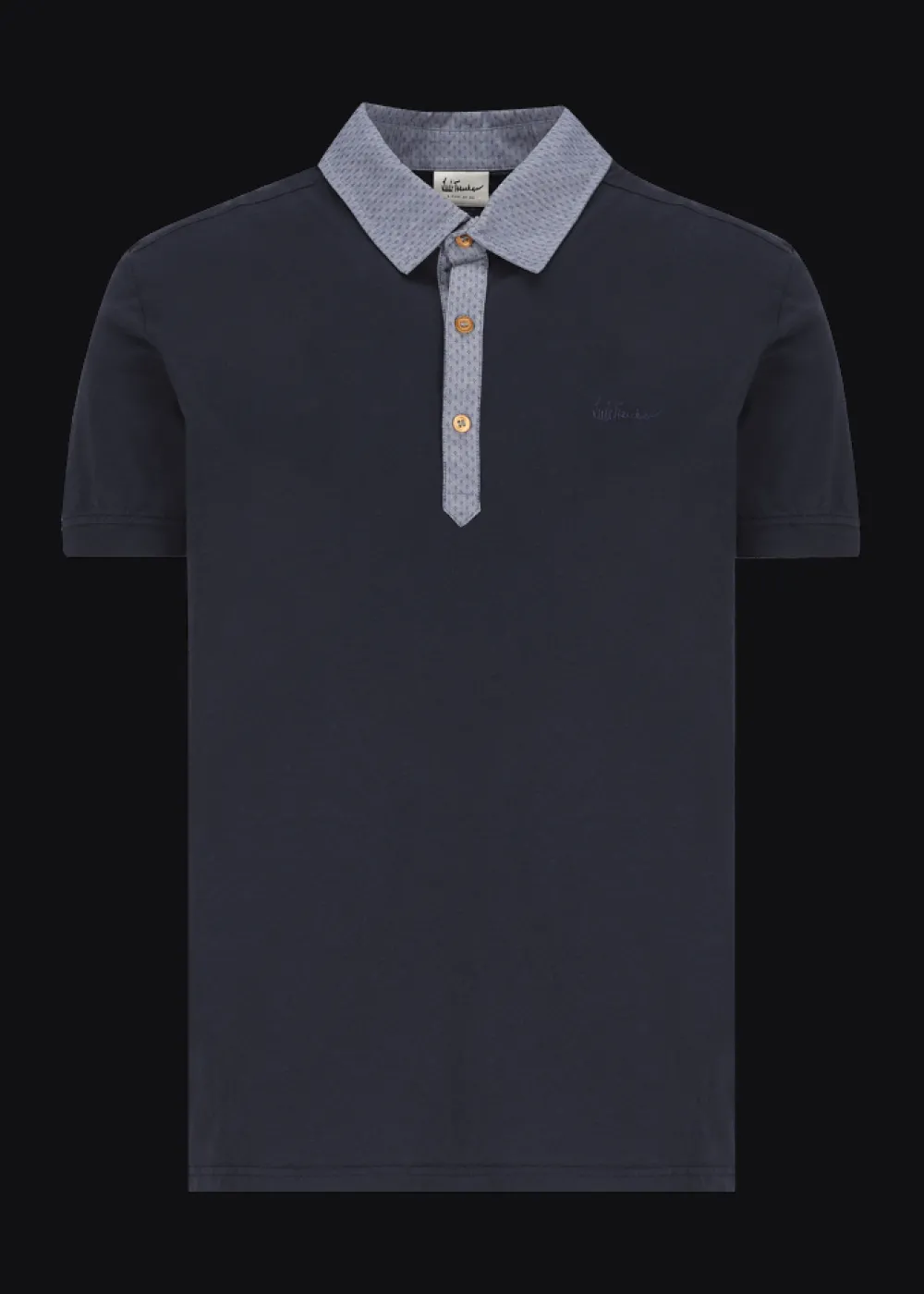 Herren Luis Trenker Poloshirt Mit Hemdkragen Luburgin