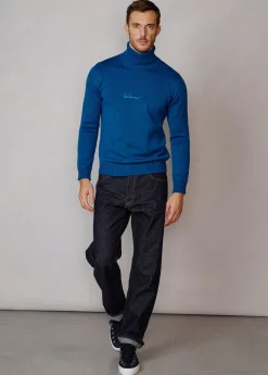 Herren Luis Trenker Rollkragenpullover Aus Merinowolle Luwalbert