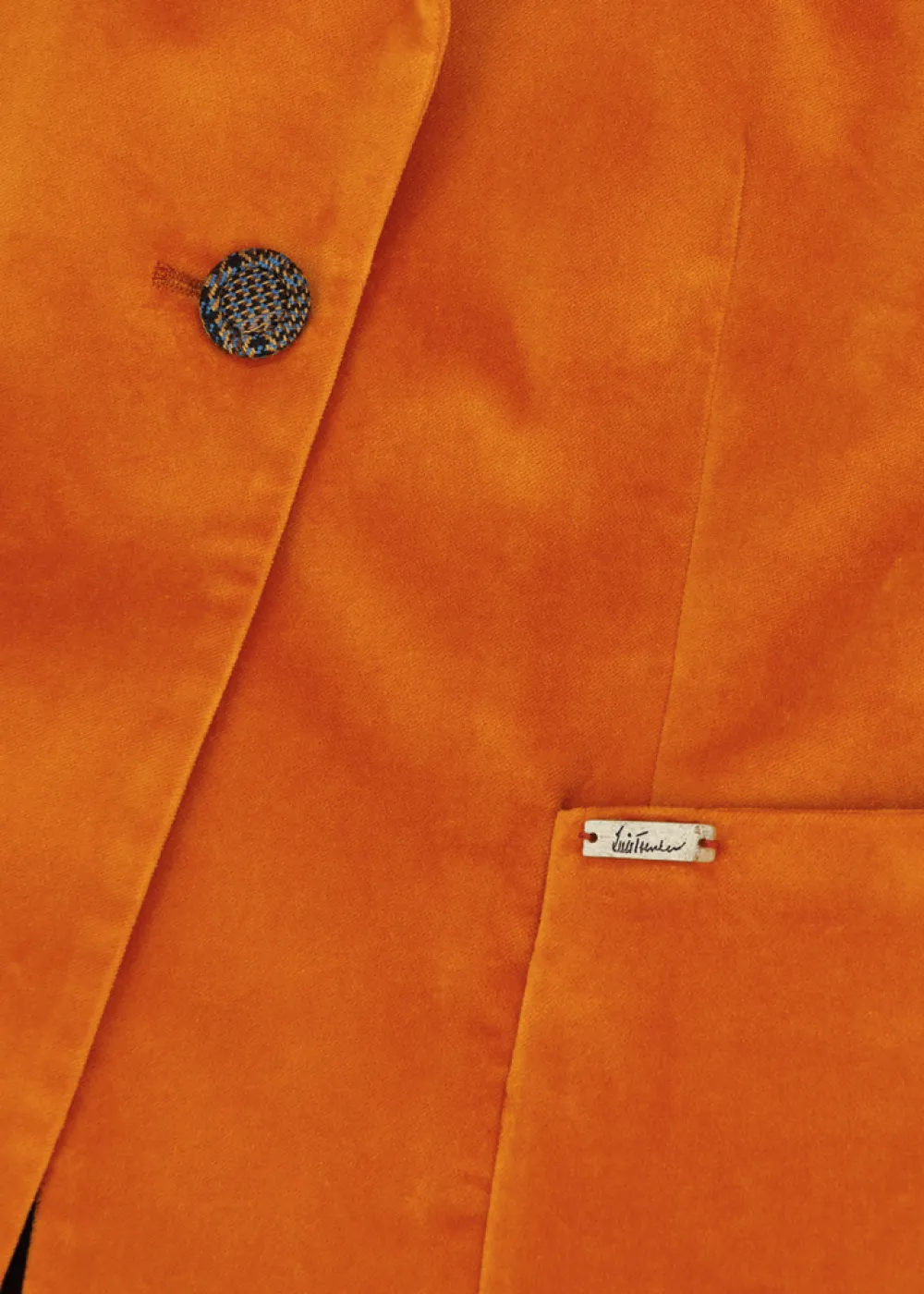 Damen Luis Trenker Samt-Blazer Mit Reverskragen Luramea
