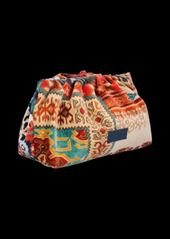 Damen Luis Trenker Samt-Clutch Im Patchwork-Stil Luposch