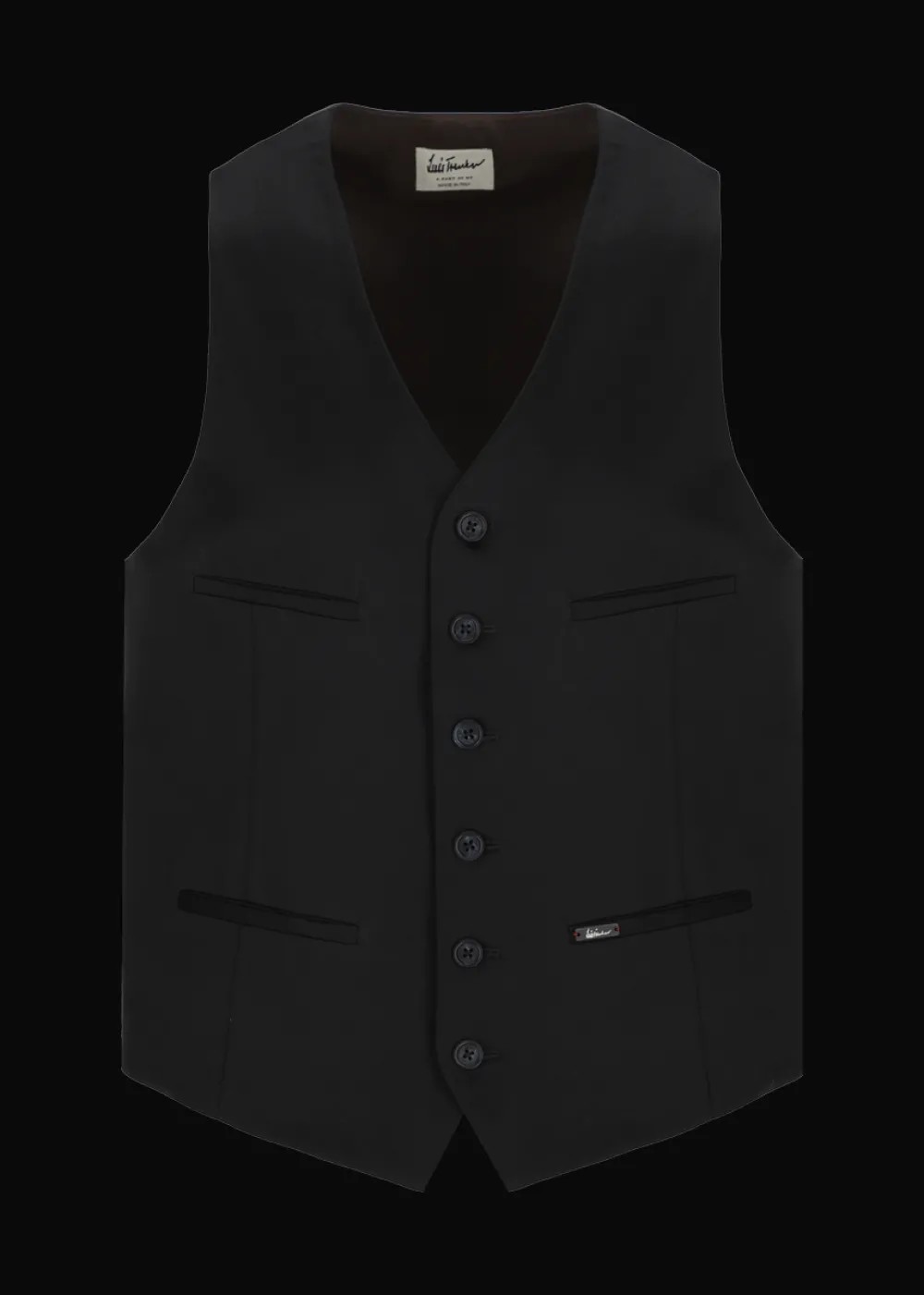 Herren Luis Trenker Satin-Weste Lusebastian