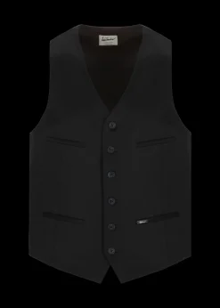 Herren Luis Trenker Satin-Weste Lusebastian