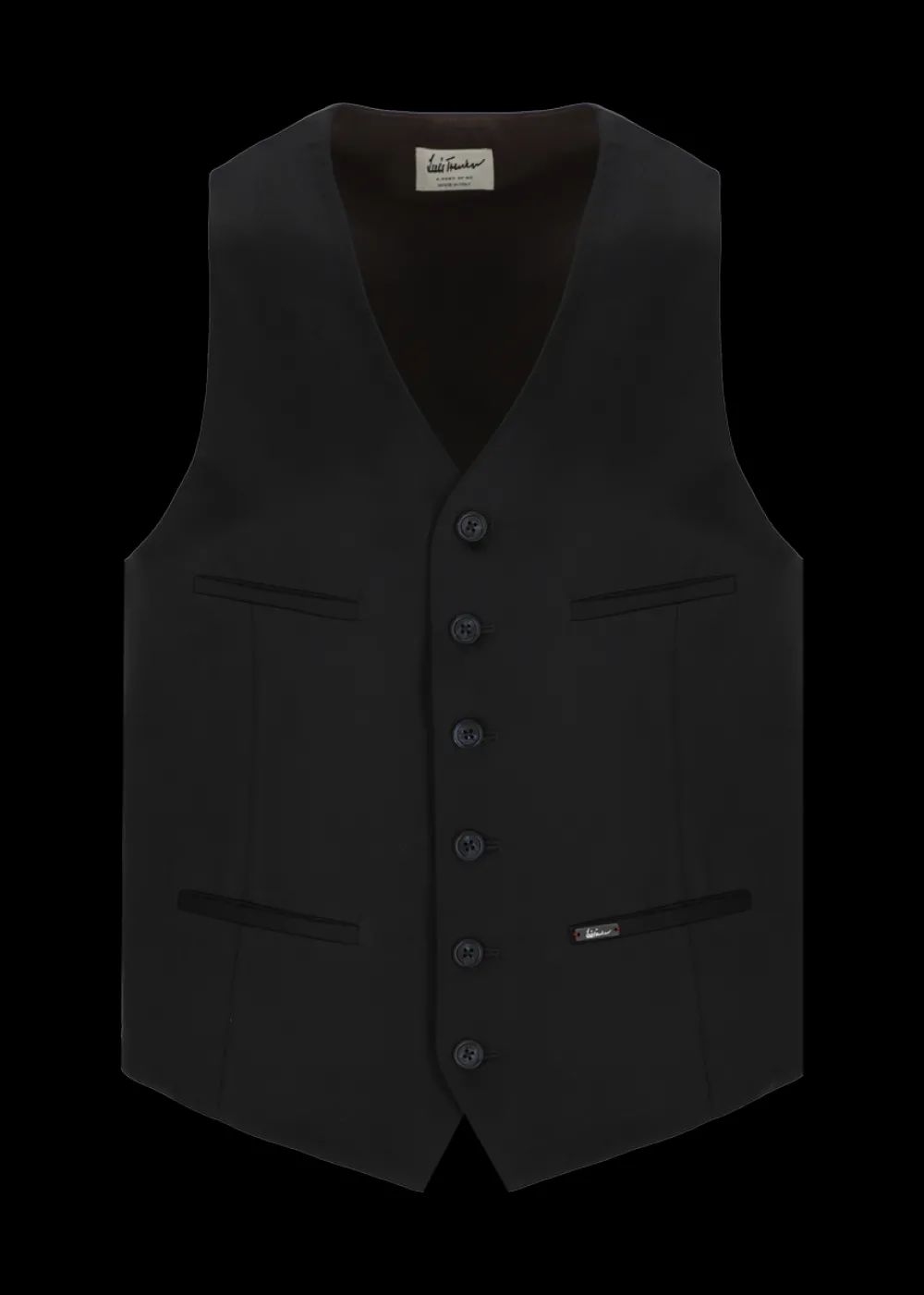 Herren Luis Trenker Satin-Weste Lusebastian