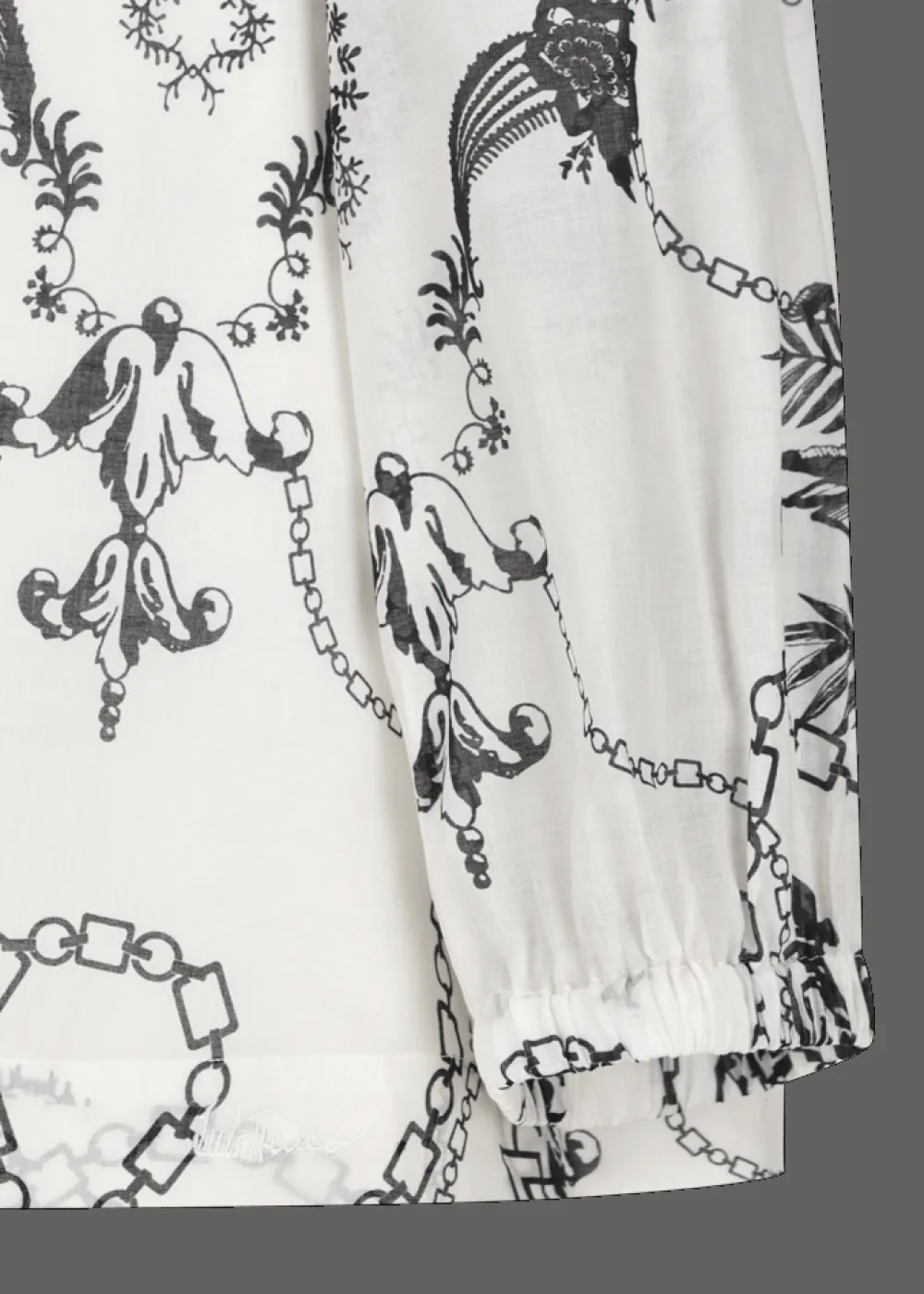 Damen Luis Trenker Schulterfreie Bluse Mit Muster Lufebe