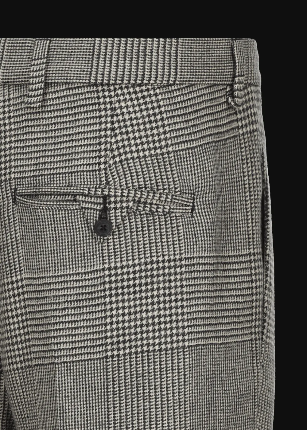 Herren Luis Trenker Schurwoll-Hose Mit Hahnentrittmuster Lustrang