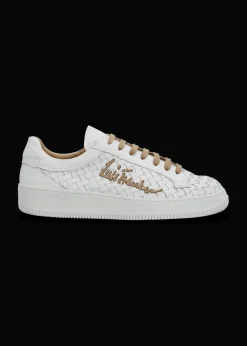 Herren Luis Trenker Sneaker Aus Geflochtenem Leder Lupintros