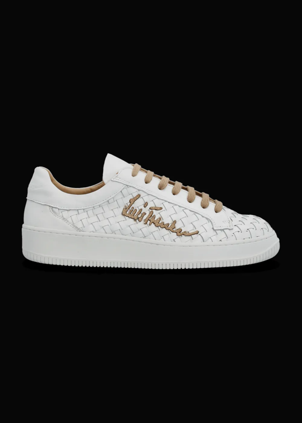 Herren Luis Trenker Sneaker Aus Geflochtenem Leder Lupintros