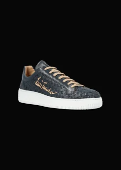 Herren Luis Trenker Sneaker Aus Geflochtenem Leder Lupintros
