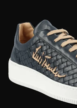 Herren Luis Trenker Sneaker Aus Geflochtenem Leder Lupintros