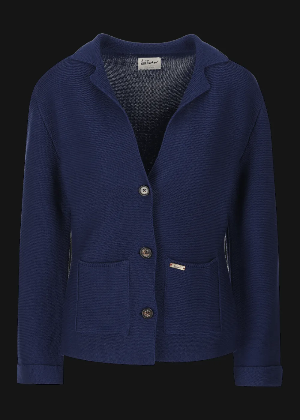 Damen Luis Trenker Strickjacke Mit Tiefem V-Ausschnitt Lualice