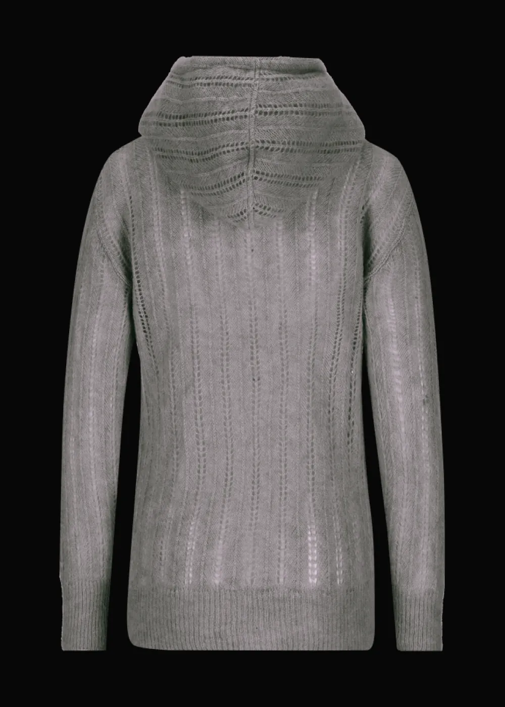 Damen Luis Trenker Strickpullover Mit Kapuze Luwaltraud