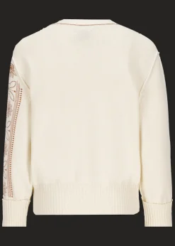 Damen Luis Trenker Strickpullover Mit Stickerei Luaida