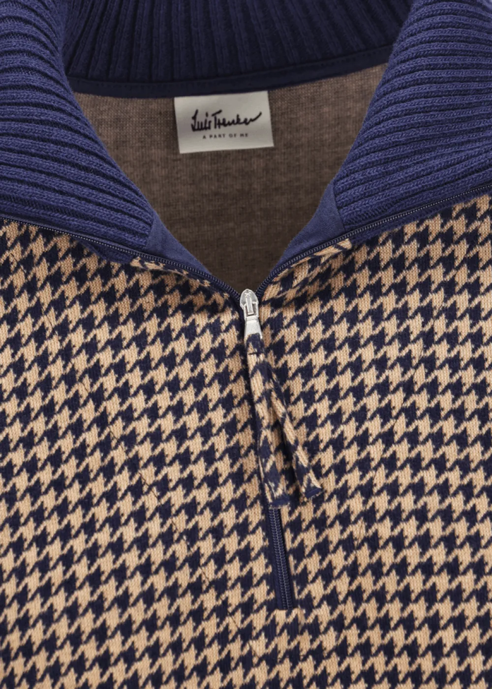Damen Luis Trenker Sweatshirt Mit Hahnentrittmuster Luamelie