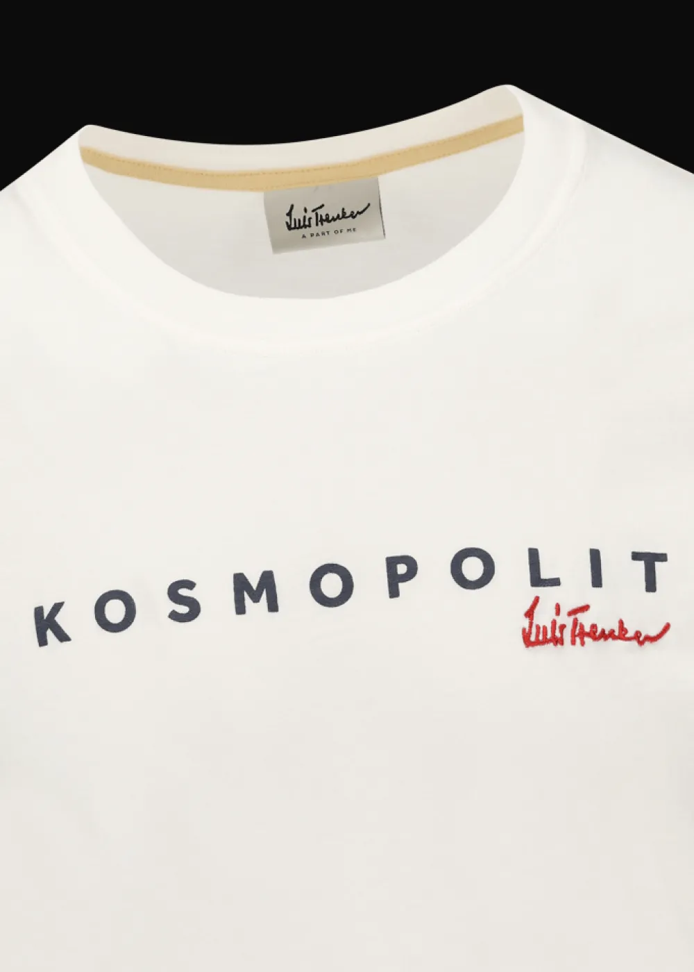 Herren Luis Trenker T-Shirt Mit Logostickerei Und Print Kosmopolit