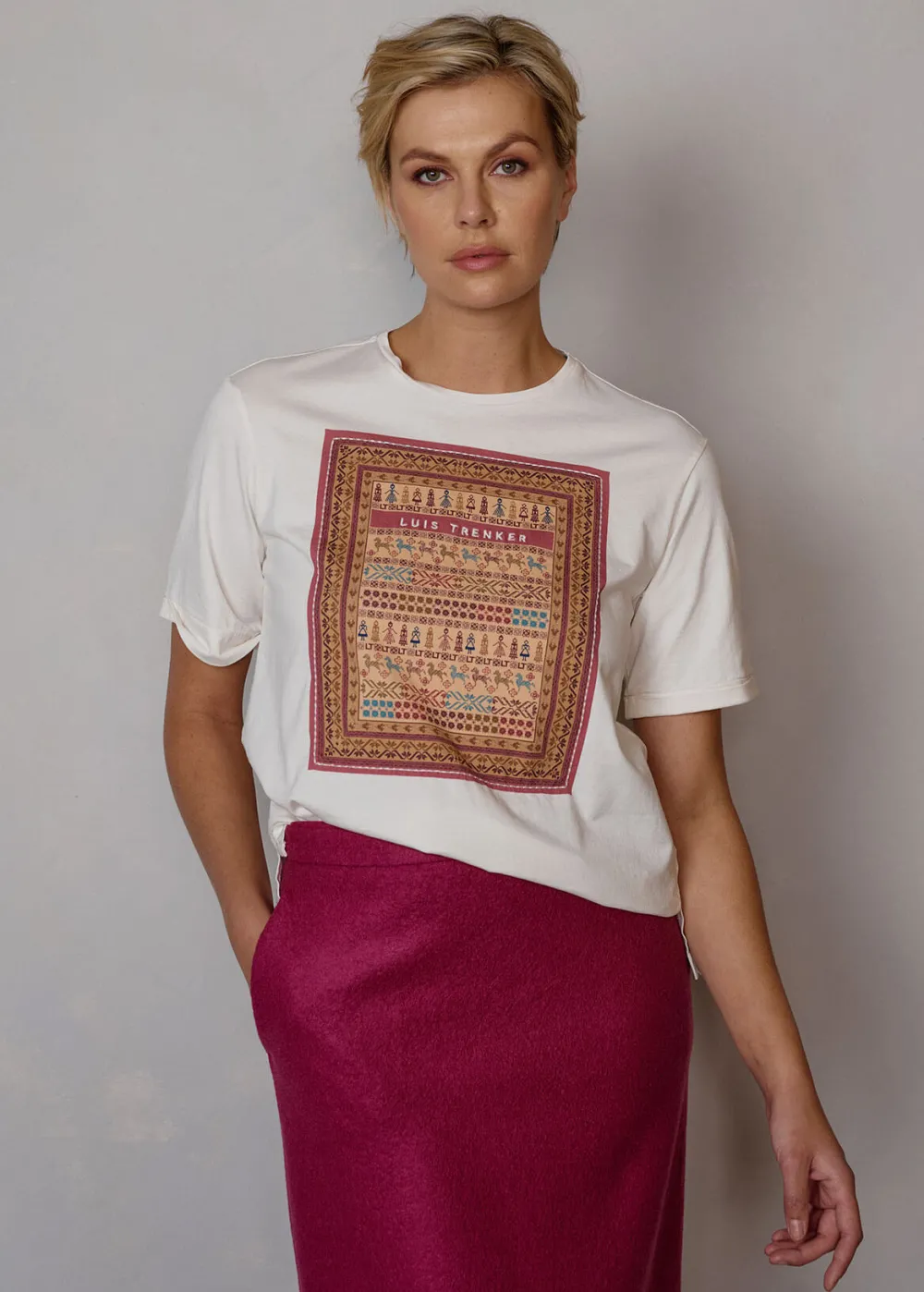 Damen Luis Trenker T-Shirt Mit Print Ludile