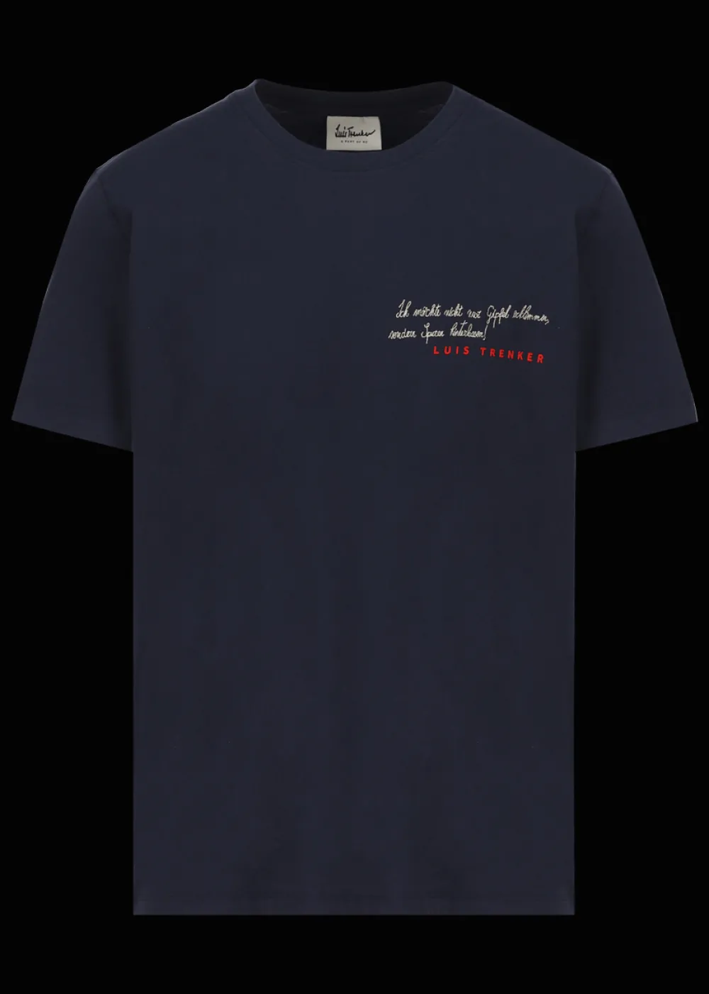 Herren Luis Trenker T-Shirt Mit Print Und Stickerei Ludolf
