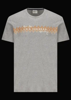 Herren Luis Trenker T-Shirt Mit Print Und Stickerei Lulapo