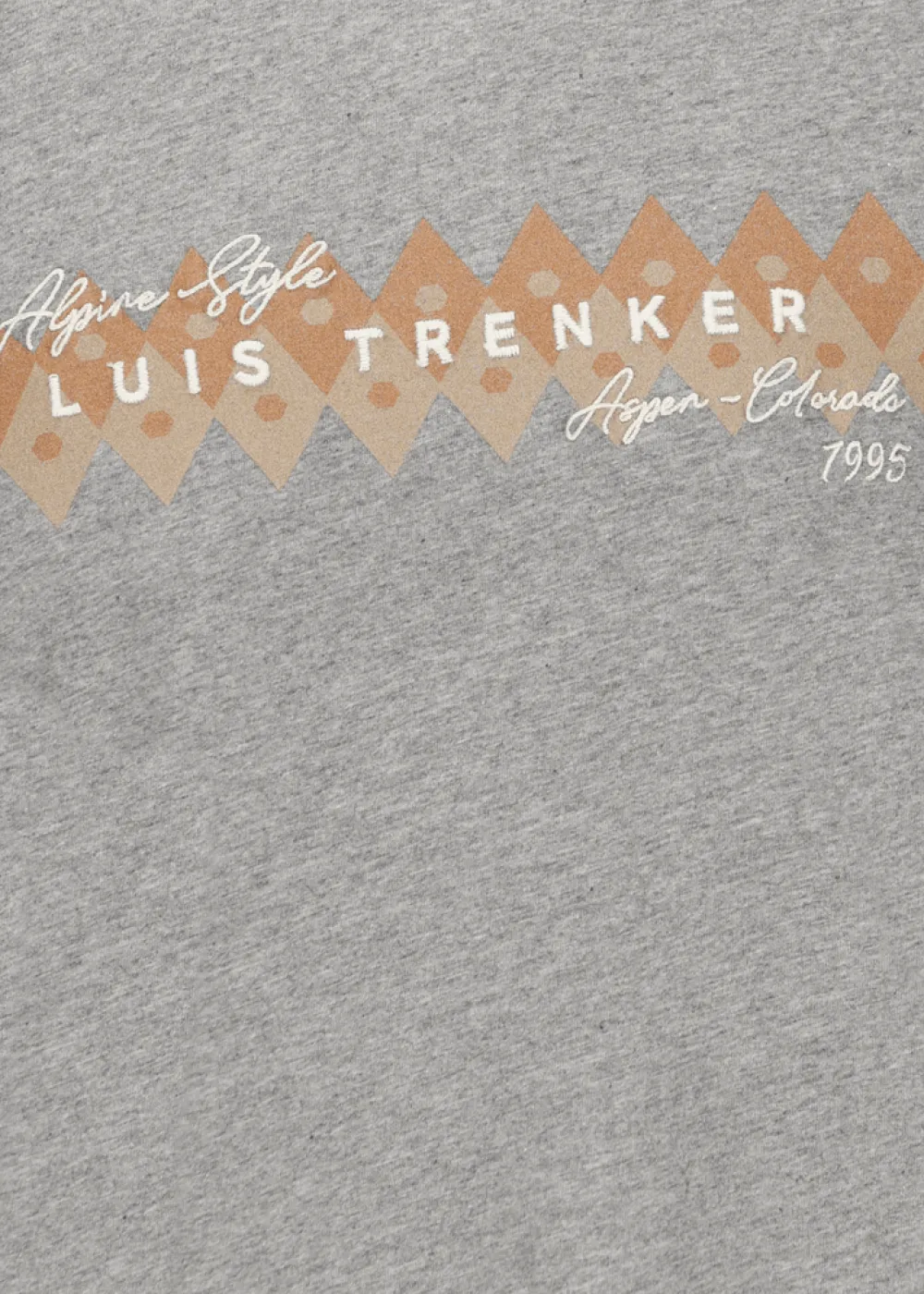 Herren Luis Trenker T-Shirt Mit Print Und Stickerei Lulapo