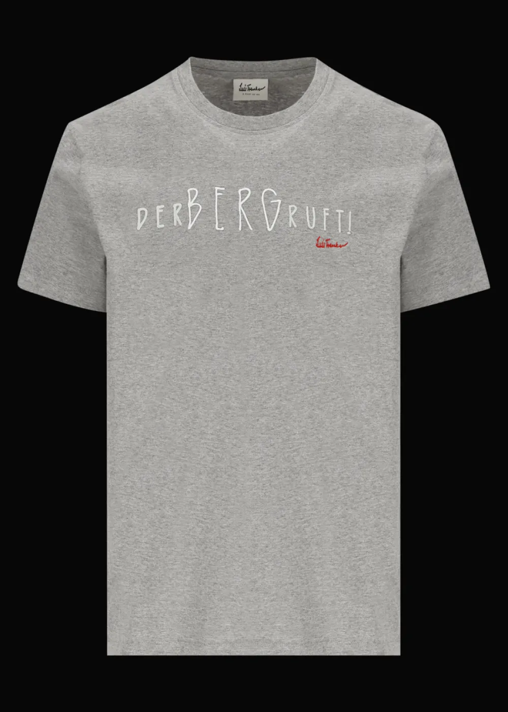 Herren Luis Trenker T-Shirt Mit Slogan Der Berg Ruft
