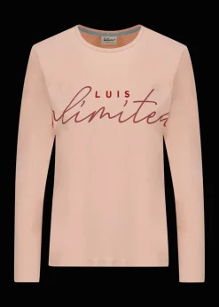Damen Luis Trenker T-Shirt Mit Slogan Luis Unlimited