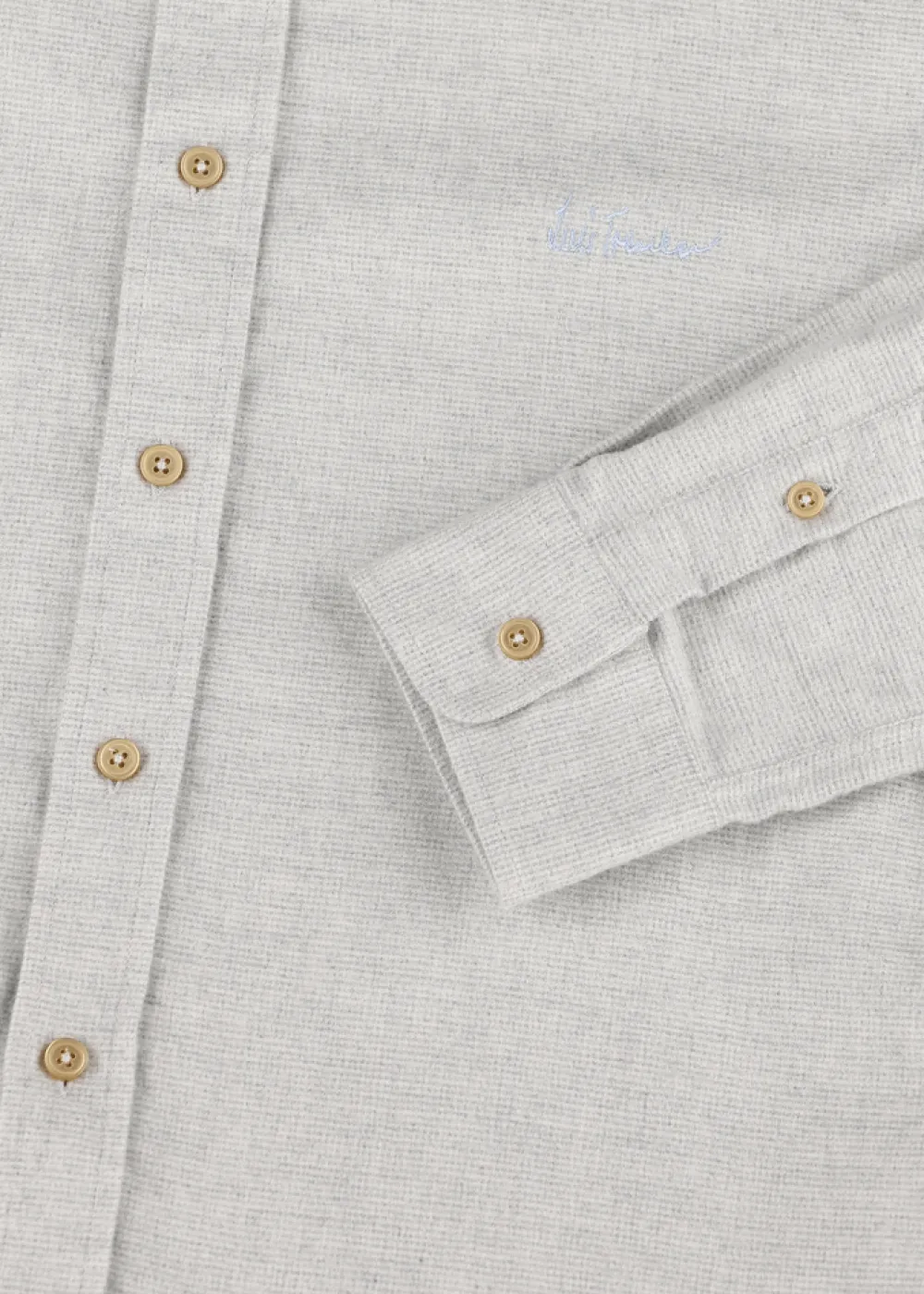 Herren Luis Trenker Twill-Hemd Mit Button-Down-Kragen Lubenzio