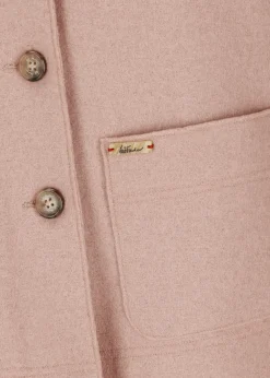 Damen Luis Trenker Walk-Blazer Mit Pelzkragen Luroberta