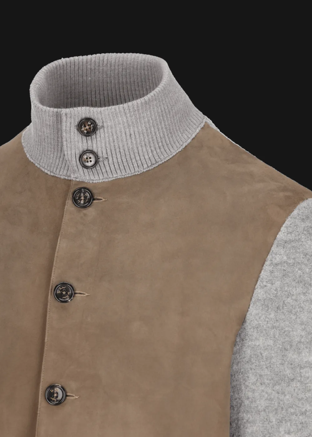 Herren Luis Trenker Walk-Blazer Mit Wildlederfront Lupoldo