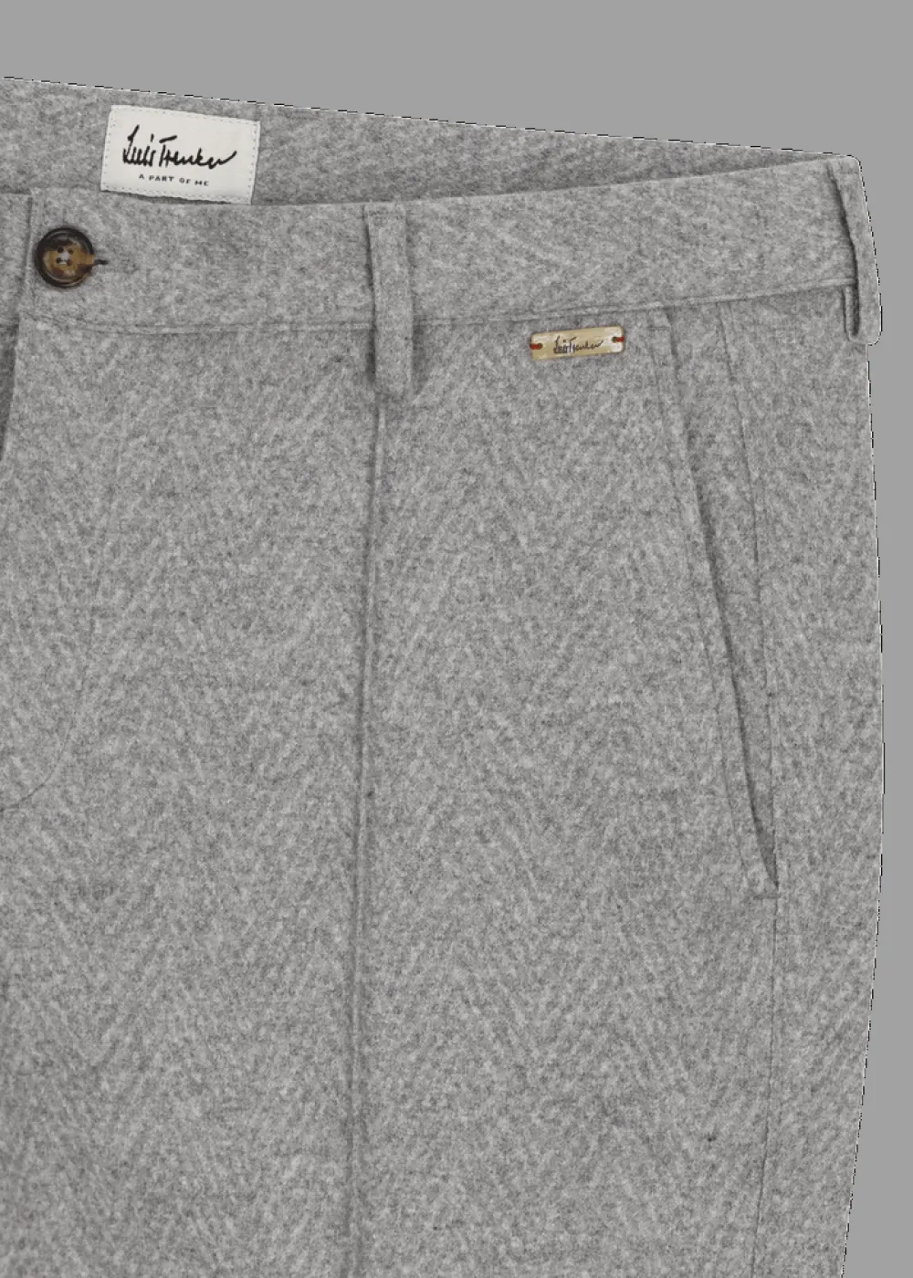 Herren Luis Trenker Walk-Hose Mit Fischgrätmuster Lubrizz
