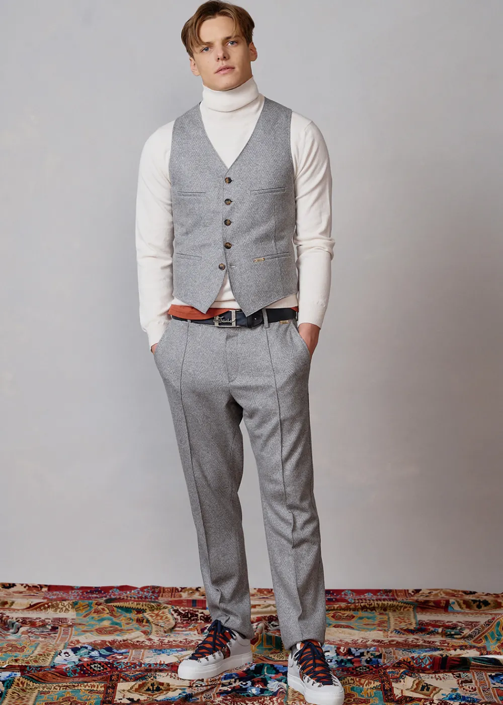Herren Luis Trenker Walk-Weste Lusebastian